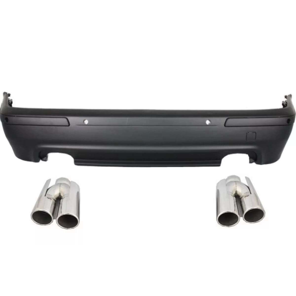 Rear Bumper suitable for BMW 5 Series E39 (1995-2003) Double Outlet M5 Design with PDC and Exhaust Muffler Tips