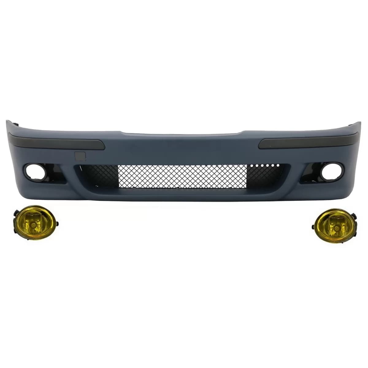 Front Bumper suitable for BMW E39 5 Series (1995-2003) with Fog Lights Yellow M5 Look