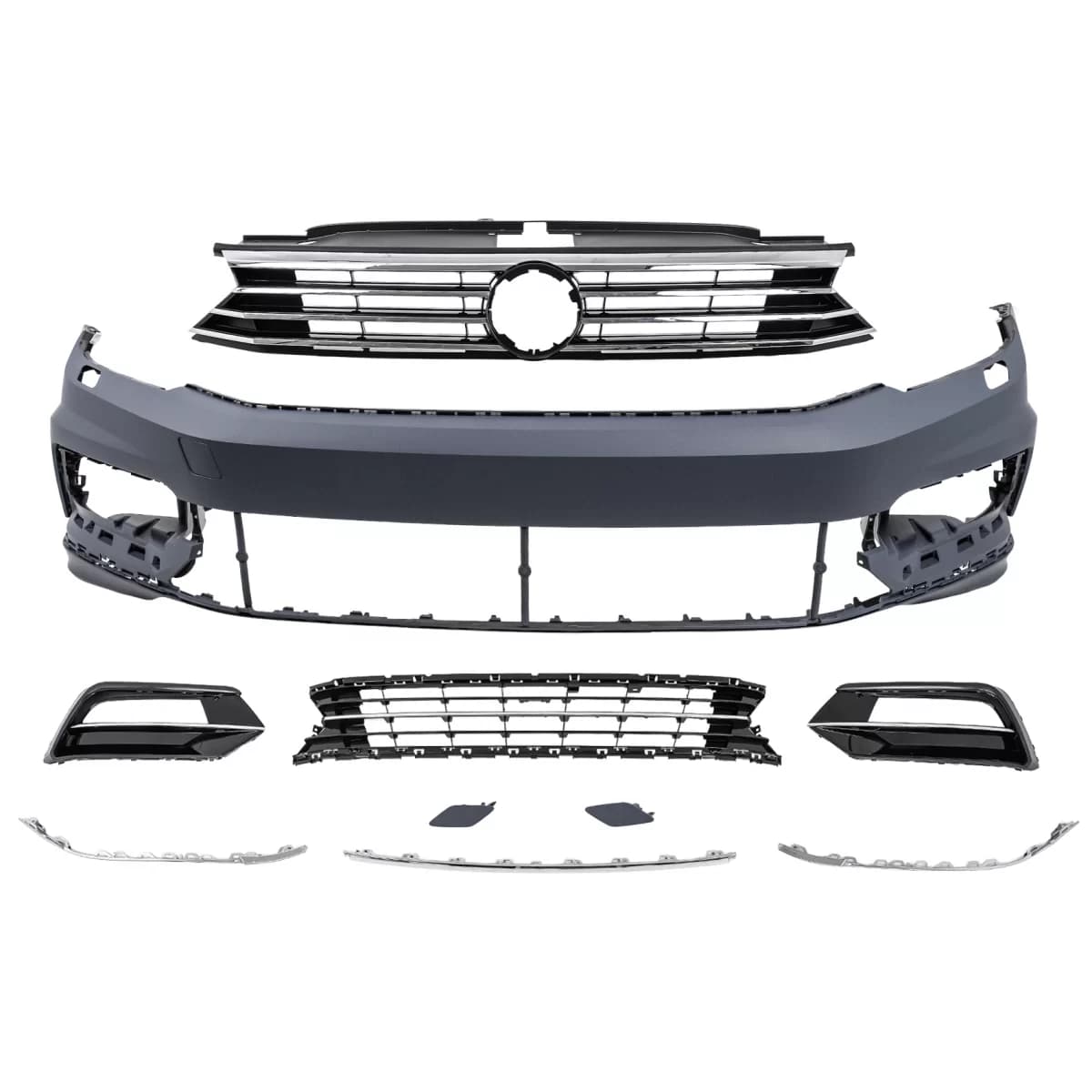 Front Bumper suitable for VW Passat B8 3G (2015-2018) R-Line Design