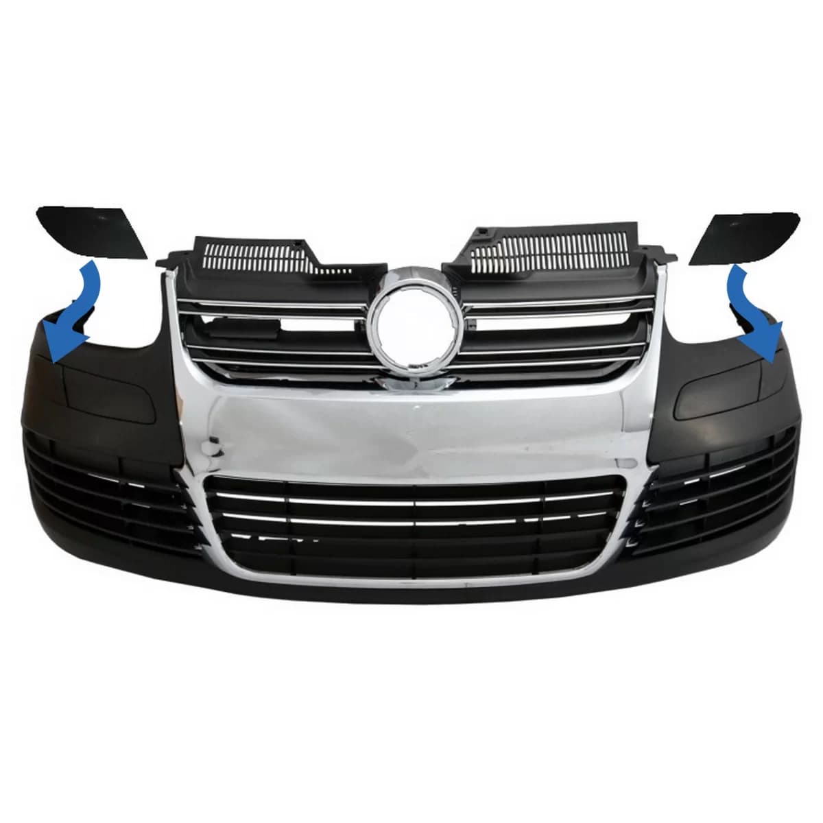 SRA Covers Front Bumper suitable for VW Golf MK5 V 5 (2003-2007) R32 Design