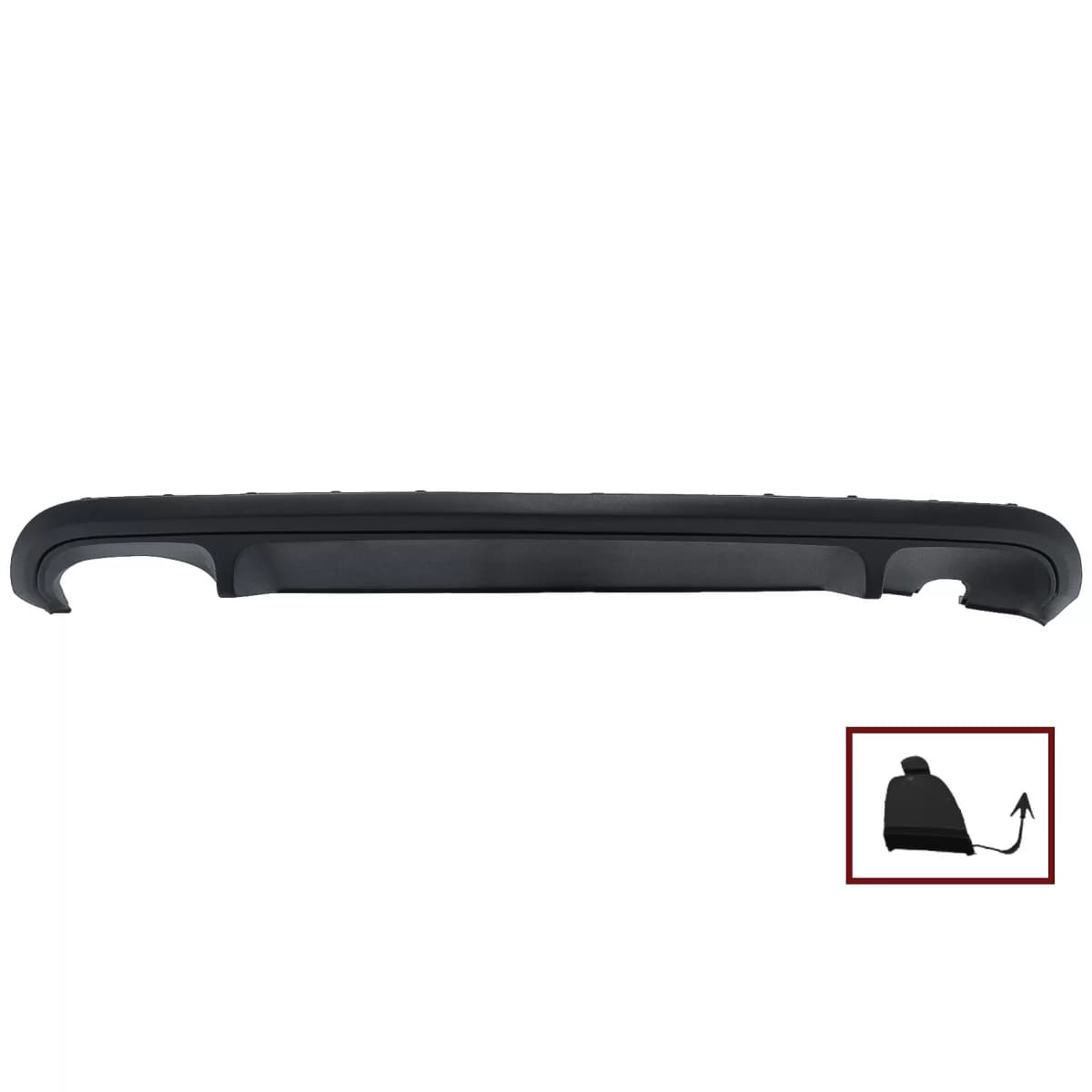 Rear Bumper Air Diffuser suitable for VW Jetta Mk6 VI (2011-2014) GLI Design