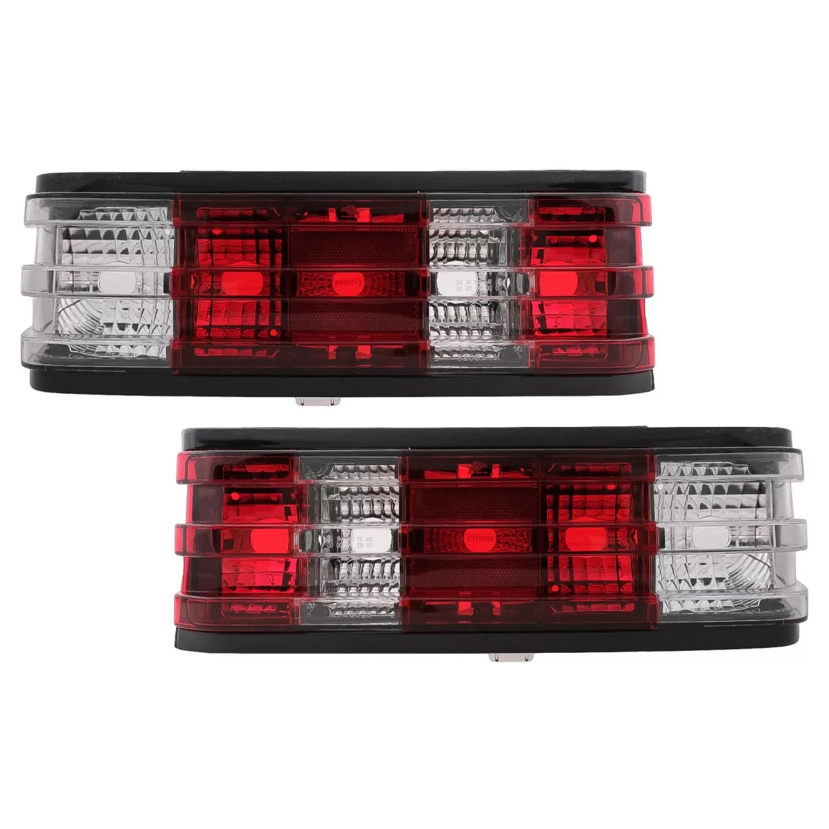 Taillights suitable for Mercedes W201 190 (12.1982-05.1993) Red White Clear