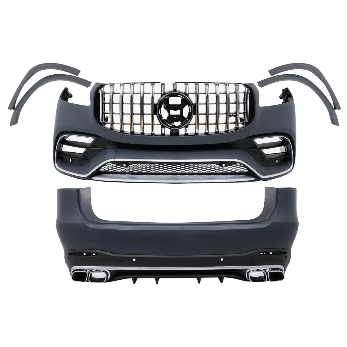 Complete Body Kit suitable for Mercedes GLS SUV X167 (2019-2023) GLS63 Design