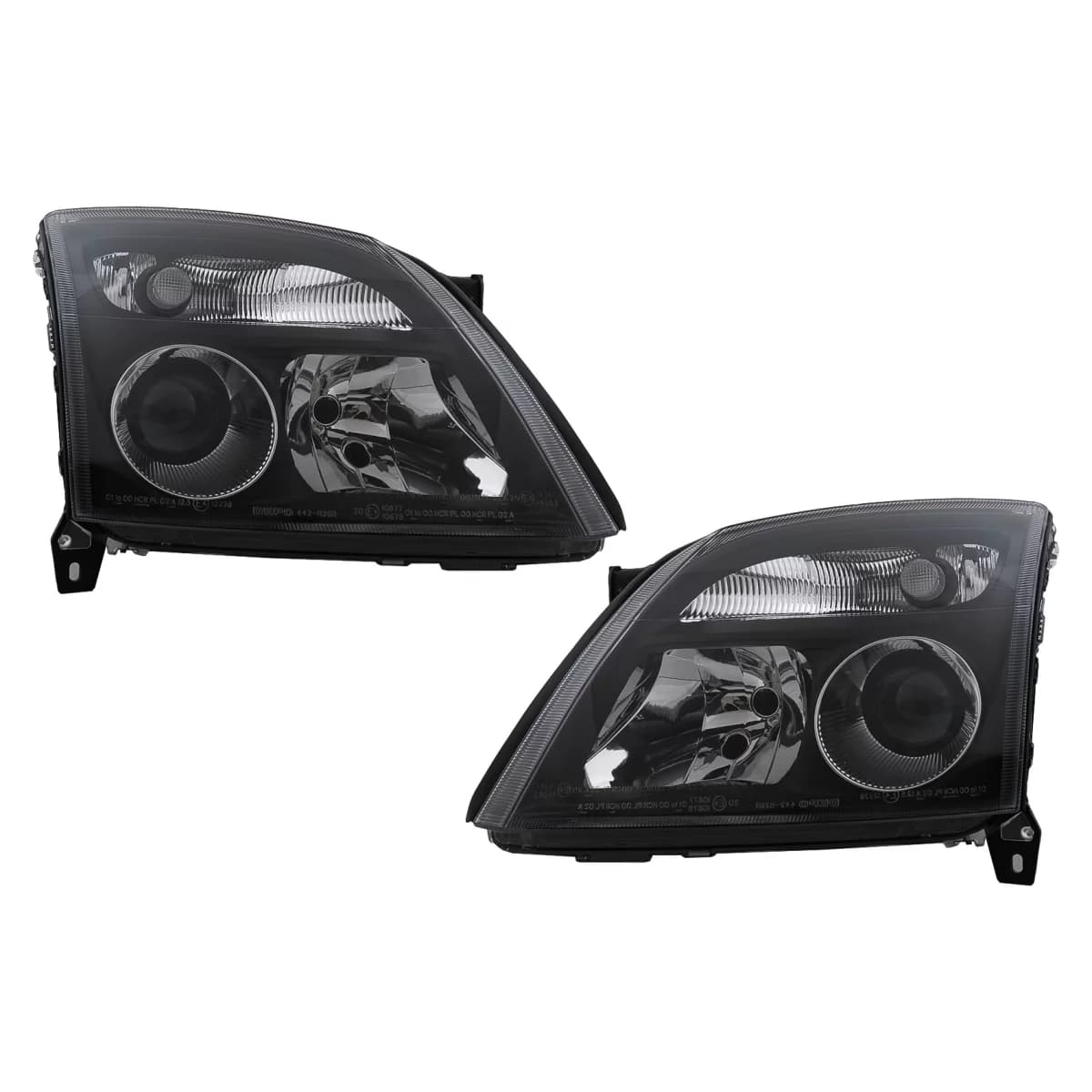 Headlights suitable for Opel Vectra C (04.2002-05.2005) Black
