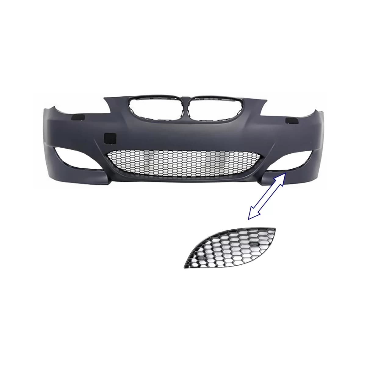 Side Grille LEFT Side suitable for BMW 5 Series E60 E61 (2003-2010) M5 Design