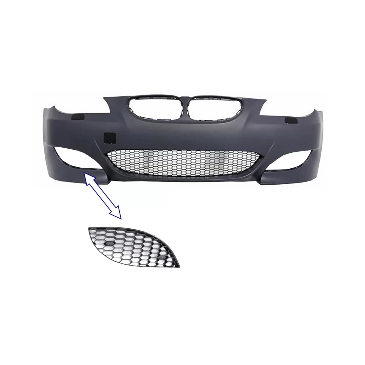 Side Grille RIGHT Side suitable for BMW 5 Series E60 E61 (2003-2010) M5 Design