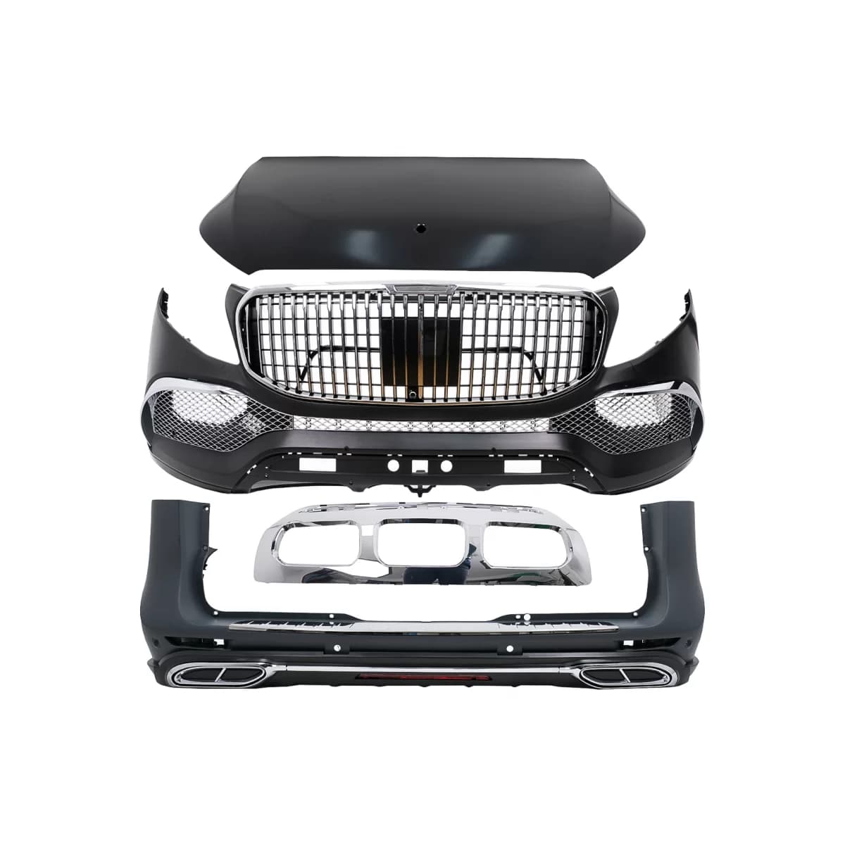Complete Body Kit suitable for Mercedes V-Class W447 (2014-03.2019) Conversion to 2020 Design