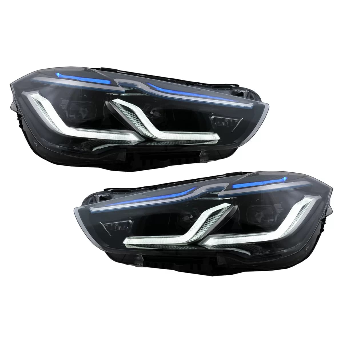 LED Headlights suitable for BMW X1 SUV F48 (2015-2020) Conversion from Halogen to LED