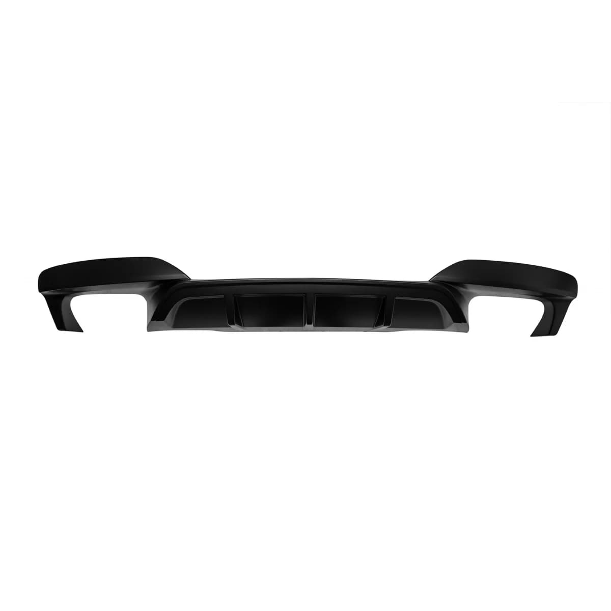 M6 type diffuser suitable for rear M technik bumper on BMW 6 Series F06 Gran Coupe, F12 Cabriolet, F13 Coupe 2012-2017 -oo--оо-