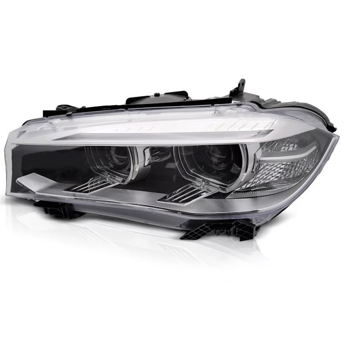 Left xenon headlight suitable for BMW X5 F15 2013-2018, with chrome base