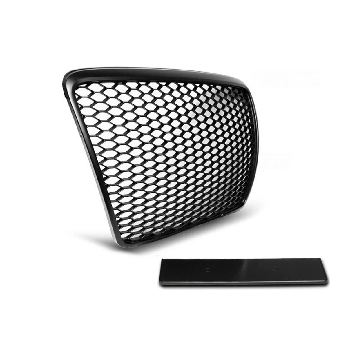 Black matte RS type grille suitable for Audi A6 C6 sedan, wagon 2009-2011