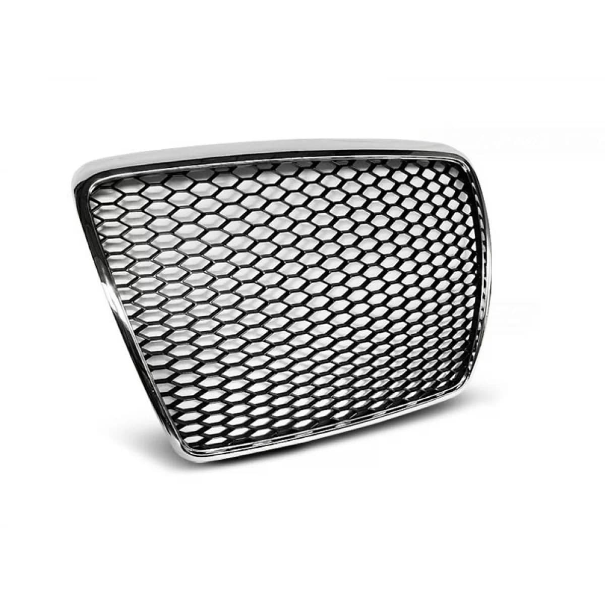 Chrome/black RS type grille suitable for Audi A6 C6 sedan, wagon 2009-2011