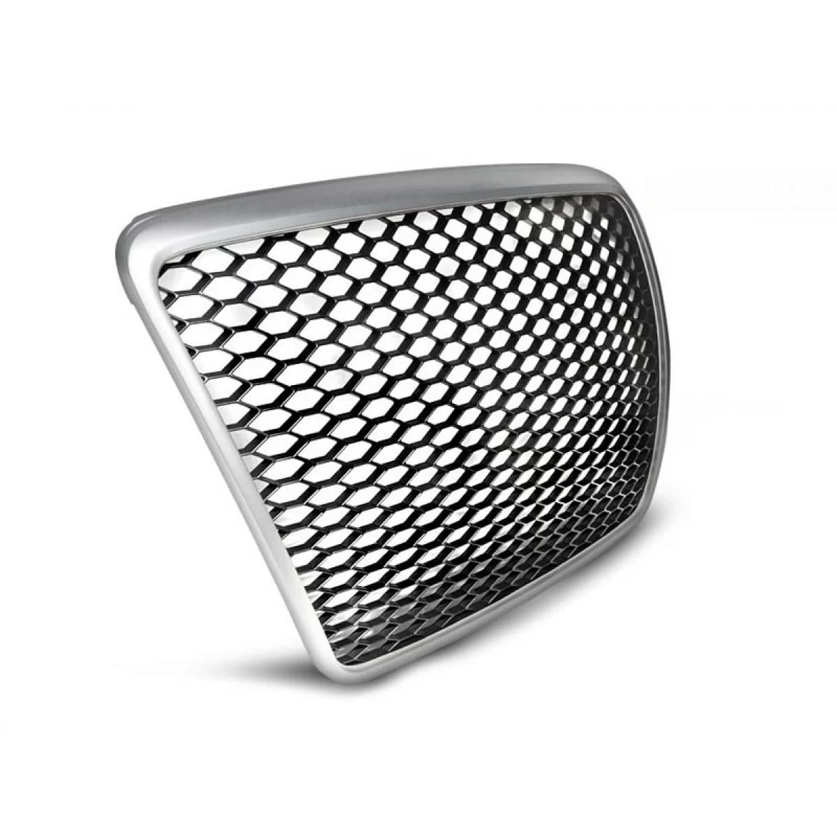 Gray/Black RS type grille suitable for Audi A6 C6 sedan, wagon 2009-2011