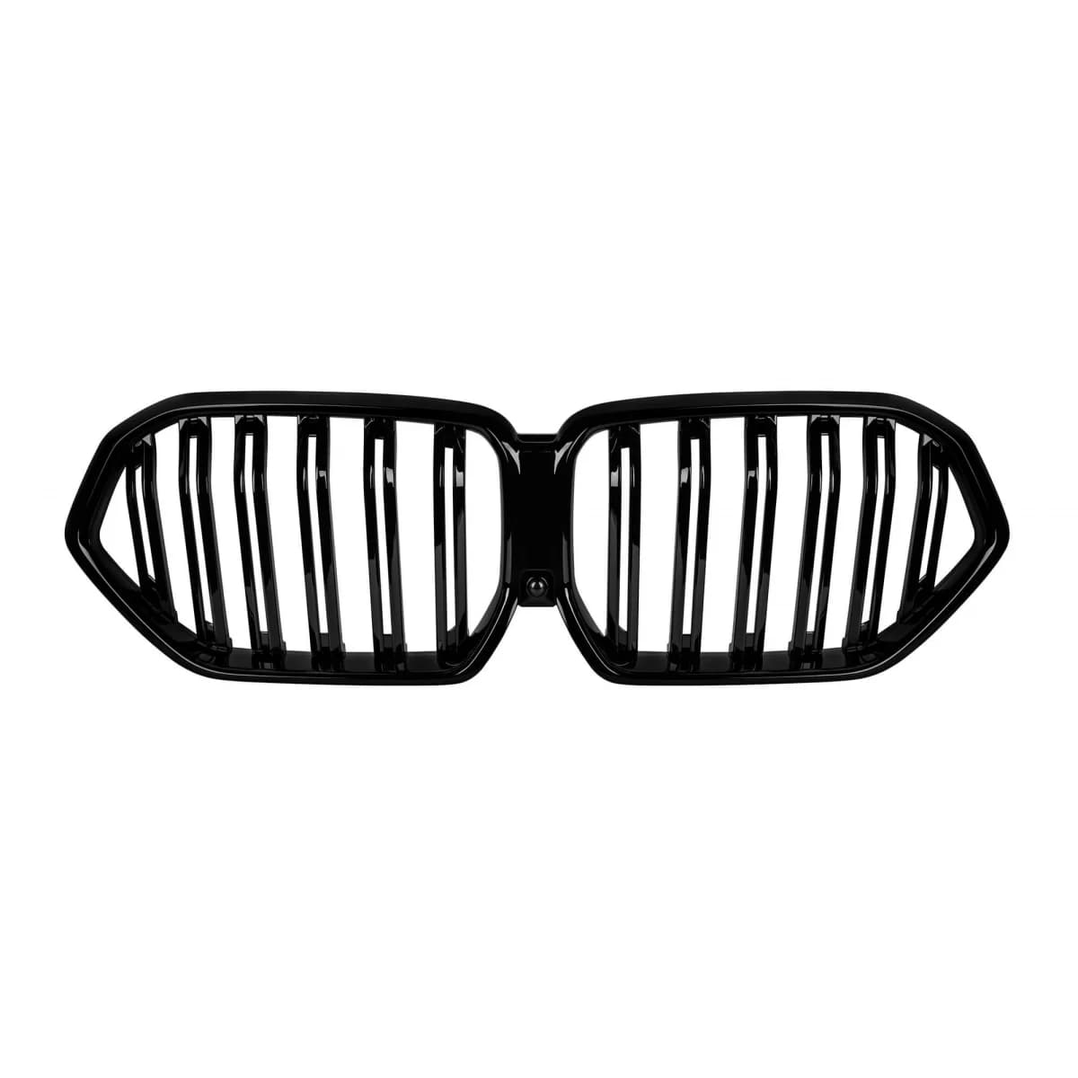 Double slat kidneys in black lacquer suitable for BMW X6 G06 after 2020
