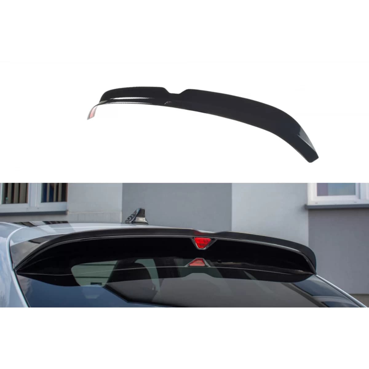 Maxton Design GT type spoiler suitable for trunk of Kia Pro Ceed after 2018, black lacquer