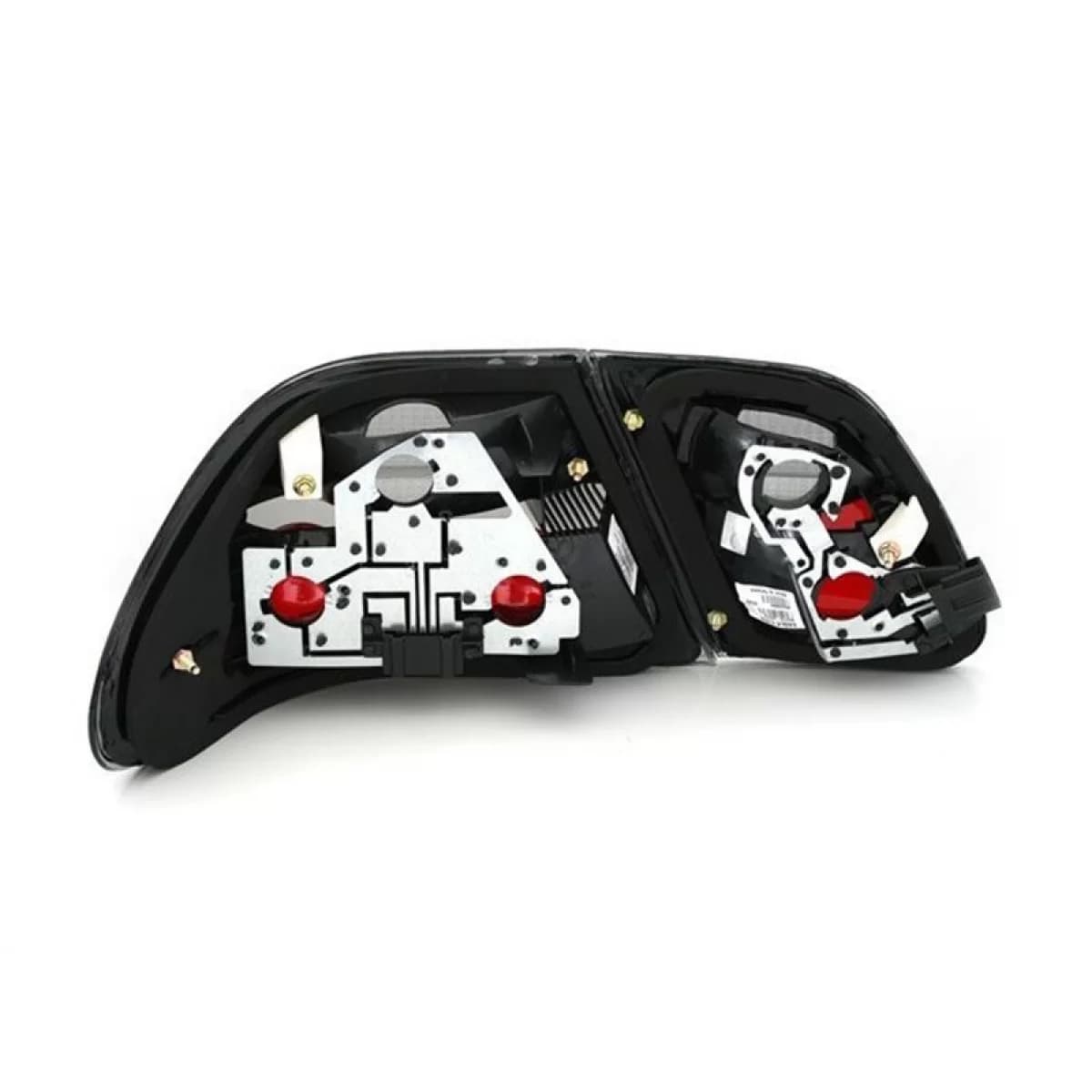 Tuning tail light set suitable for Mercedes W210 E-Class 1995-03.2002 sedan fully smoked, left and right