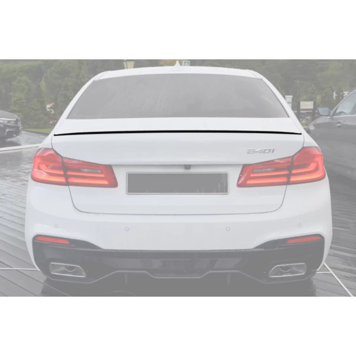 M5 type trunk spoiler suitable for BMW 5 Series G30 after 2017, unpainted