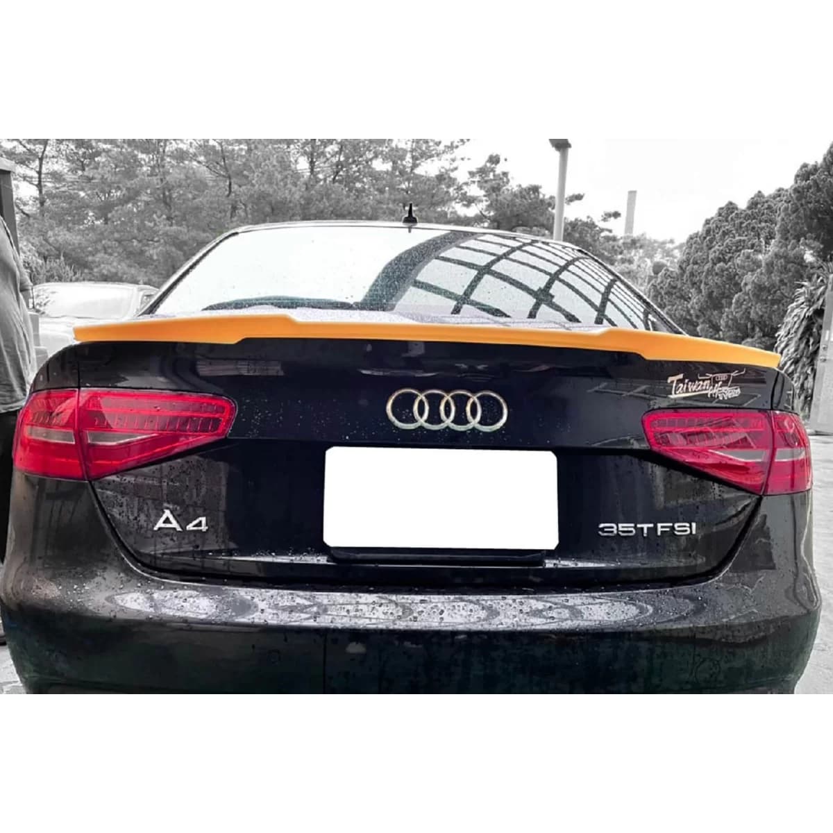 Trunk spoiler suitable for Audi A4 B8.5 sedan 2013-2016, unpainted