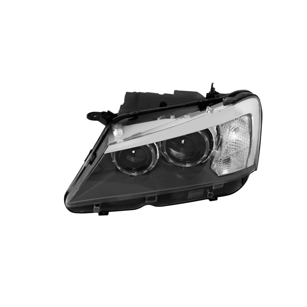Left xenon headlight suitable for BMW X3 F25 2010-2013 with black base