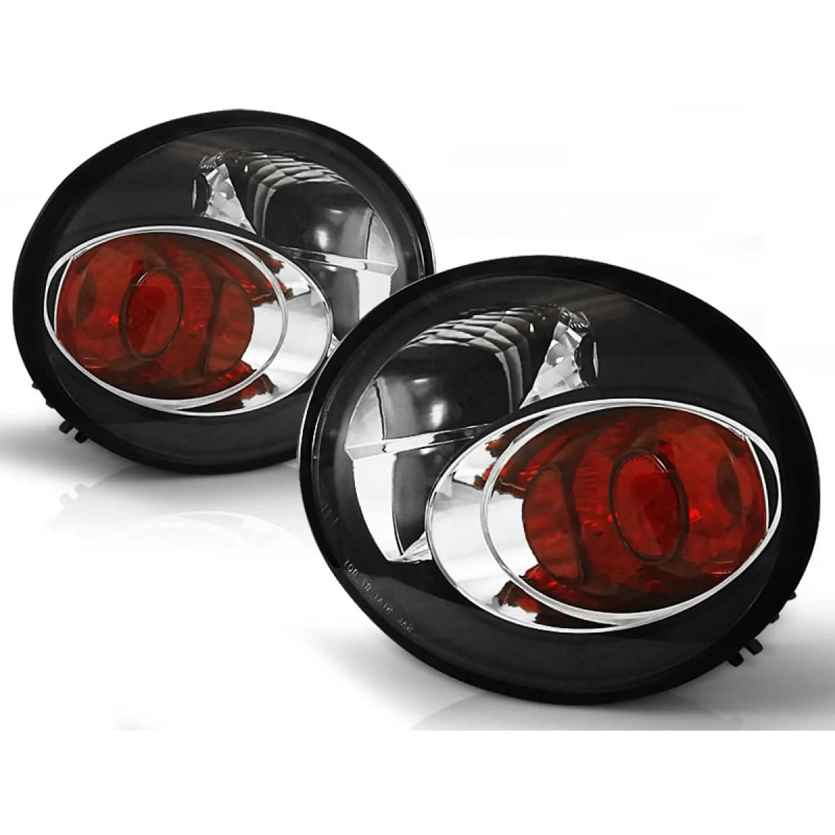 TAIL LIGHTS BLACK fits VW NEW BEETLE 10.98-05.05