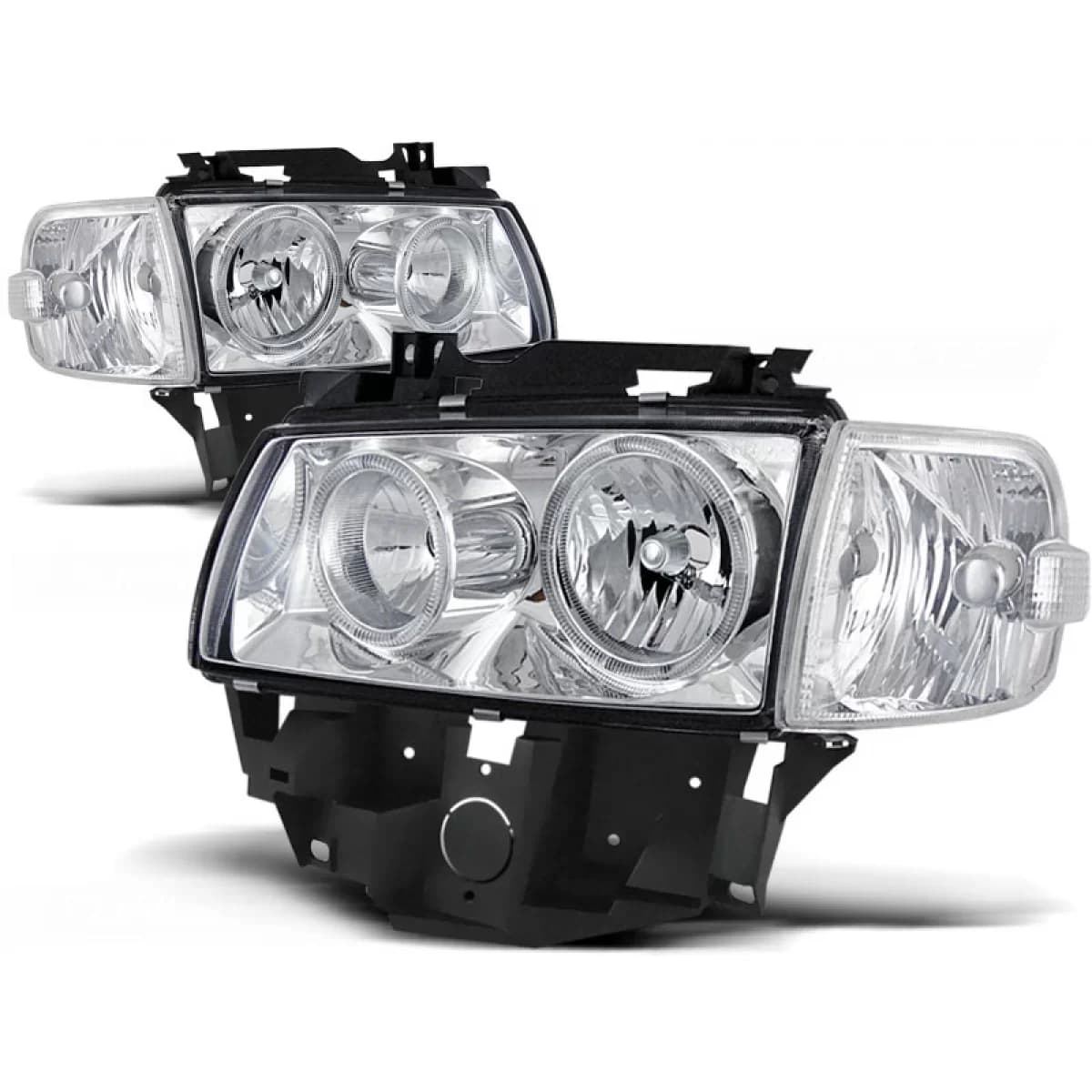 HEADLIGHTS ANGEL EYES CHROME fits VW T4 08.96-03.03 BUS
