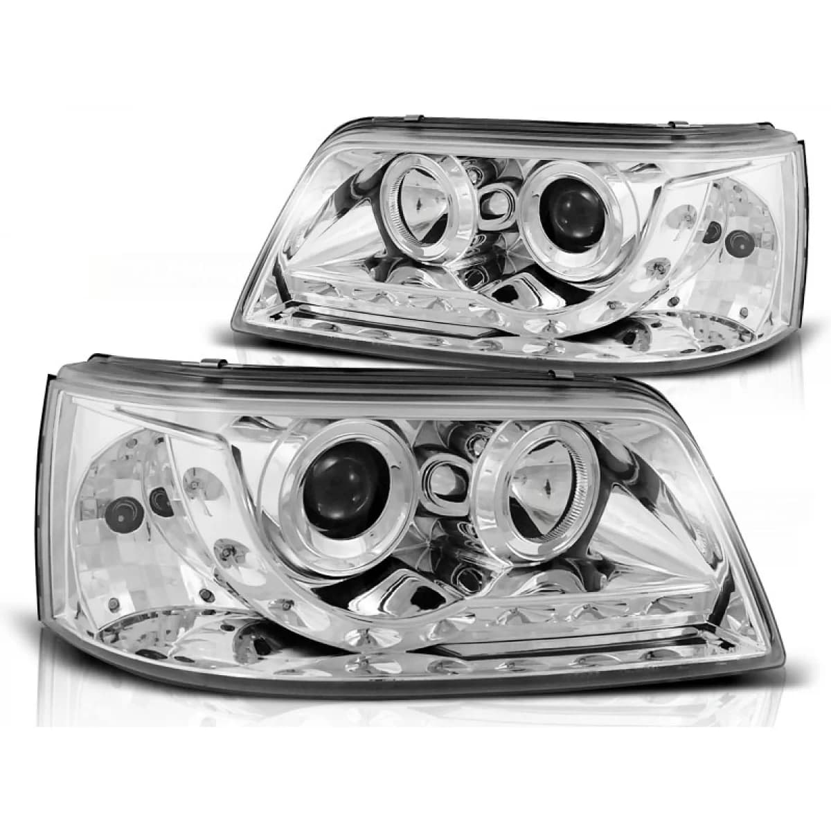 HEADLIGHTS DAYLIGHT CHROME fits VW T5 04.03-08.09