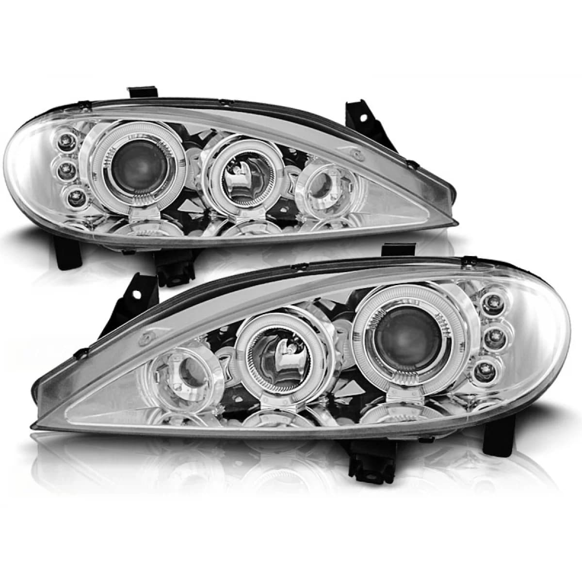RENAULT MEGANE 03.99-10.02 ANGEL EYES CHROME