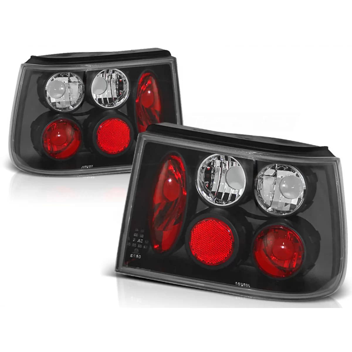 TAIL LIGHTS BLACK fits SEAT IBIZA 10.93-08.99