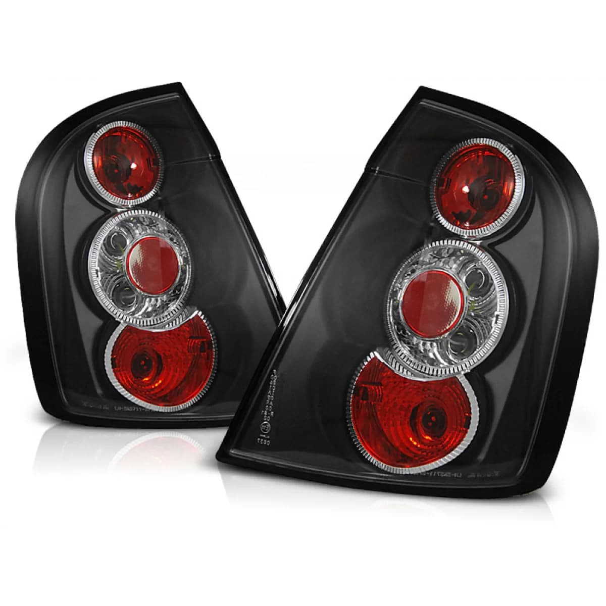 TAIL LIGHTS BLACK fits SKODA FABIA I 12.99-06.04