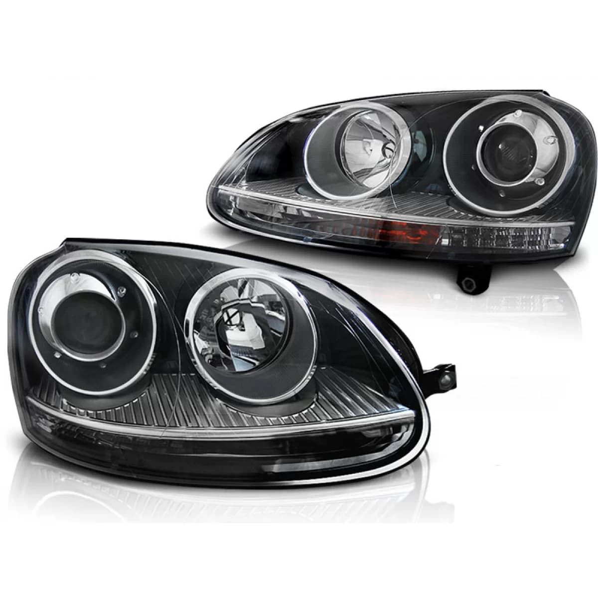 HEADLIGHTS SPORT BLACK fits VW GOLF 5 10.03-09