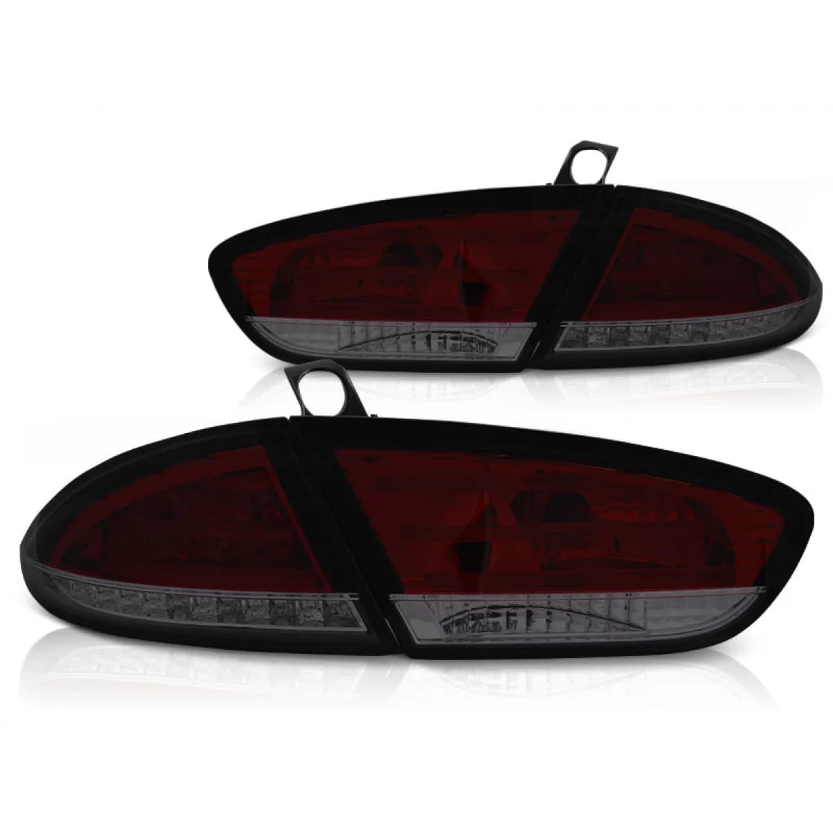 LED TAIL LIGHTS RED SMOKE fits SEAT LEON 03.09-12