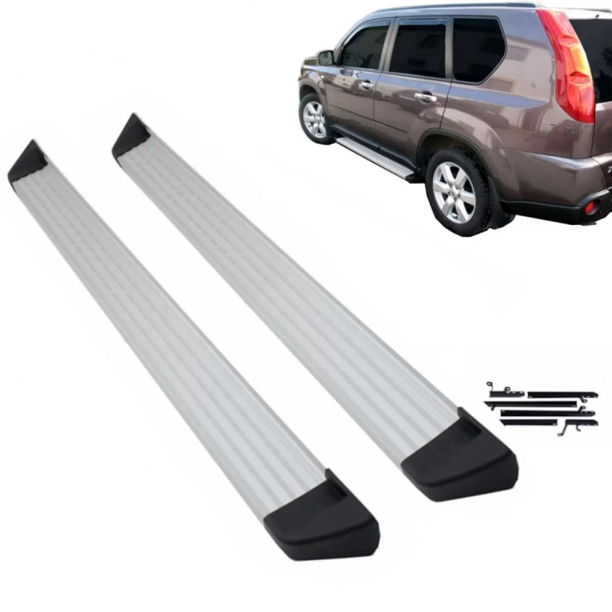 Side Steps Running Boards suitable for Nissan X-Trail T31 07-13 2 pcs