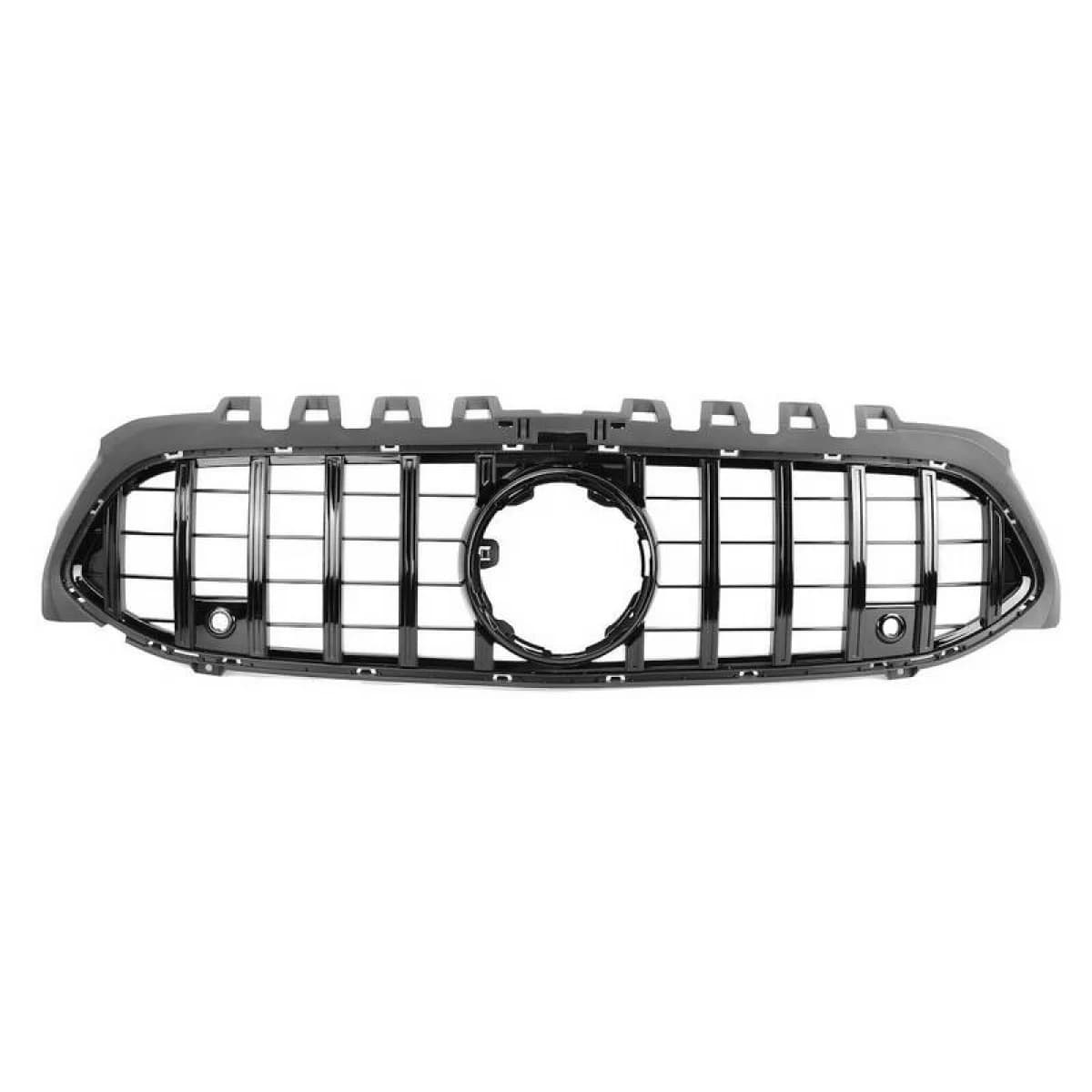 Front Grille suitable for Mercedes-Benz A-Class W177 18+ GT A Design Panamericana Look Piano Black 1 Pc