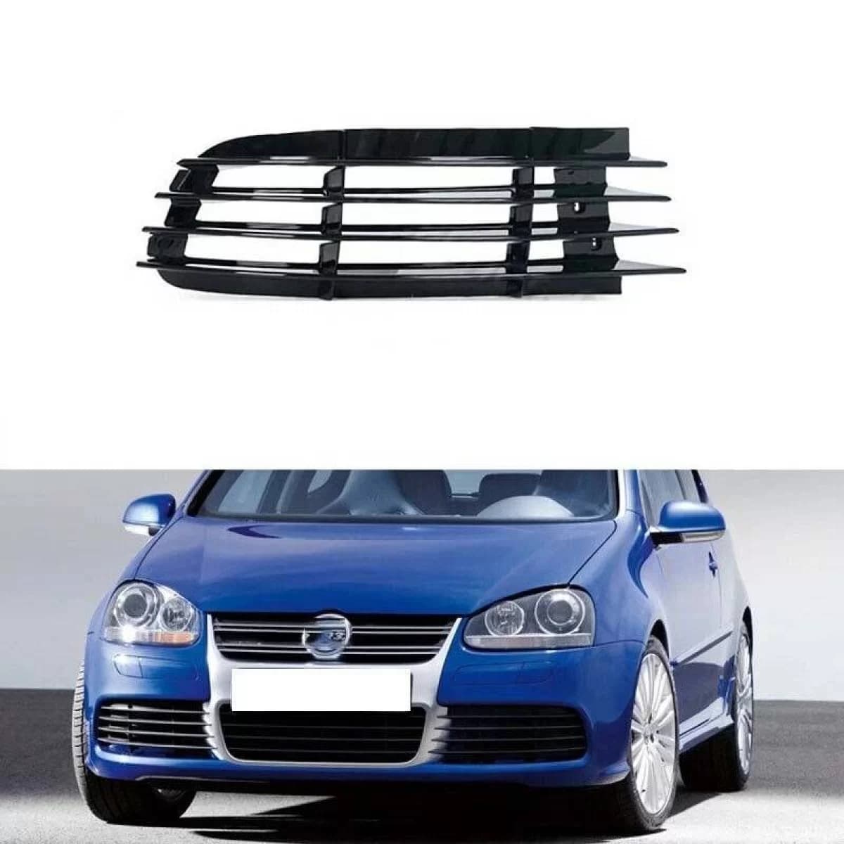 Front Bumper Side Grill suitable for VW Golf V (5) 04-08 R32 Right 1 Piece