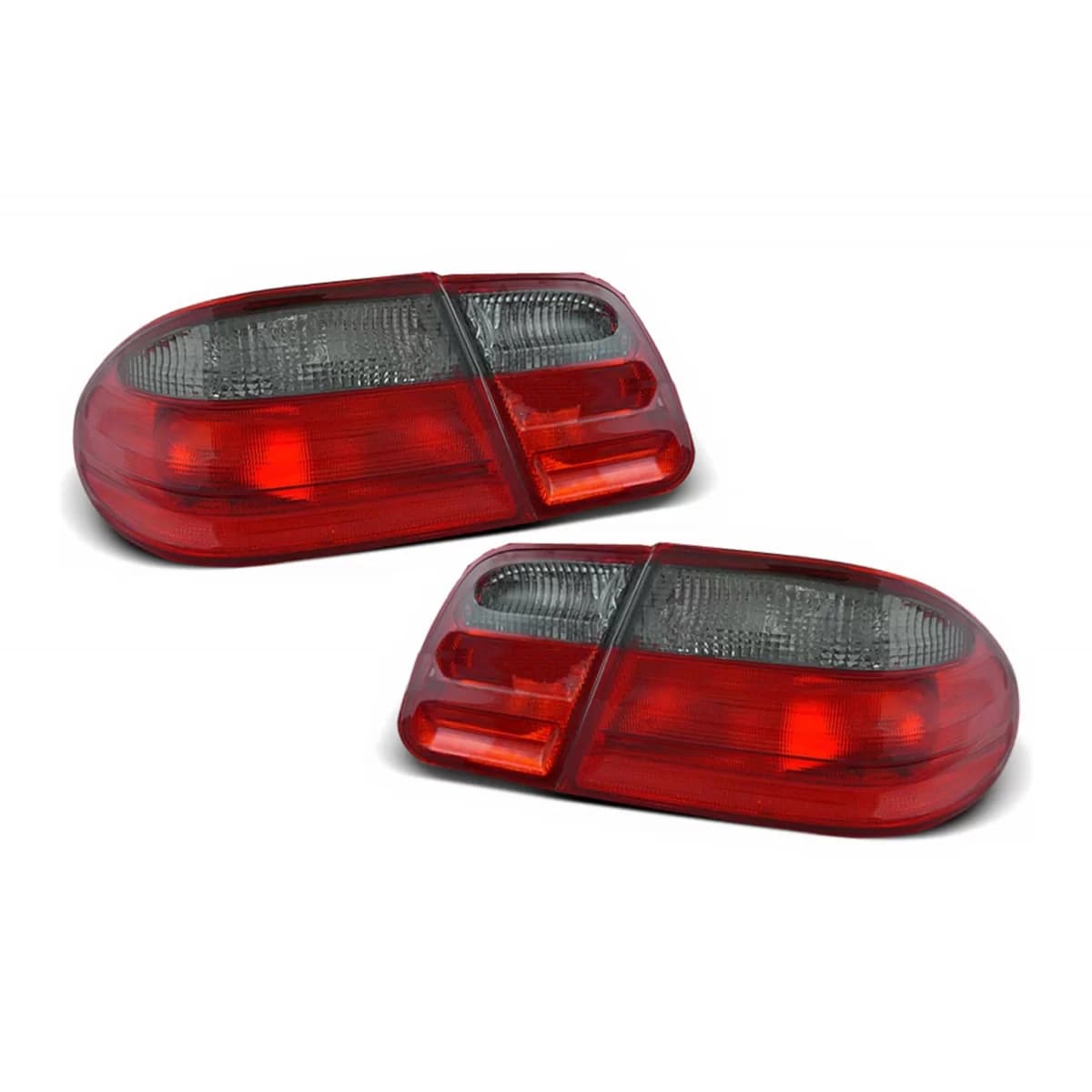 Taillights suitable for MERCEDES E class W210 Limousine (1995-03.2002) Red/Smoke