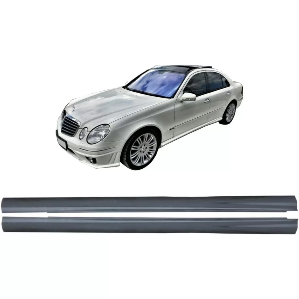 Side Skirts suitable for Mercedes E-Class W211 (2003-2009) Sport Design