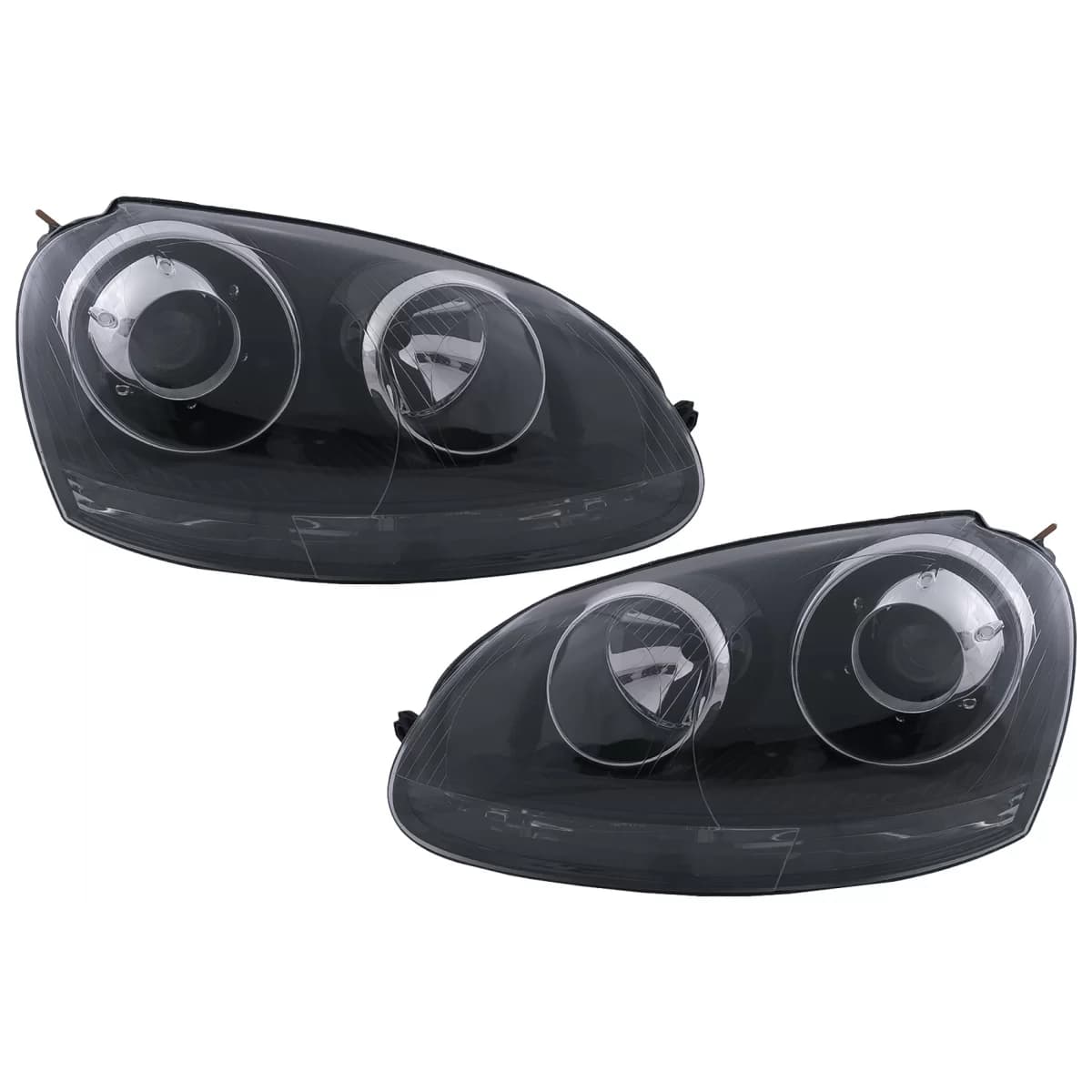 Xenon Look Headlights suitable for VW Golf 5 V Mk5 (2003-2007) Jetta (2005-2010) GTI R32 Black Edition
