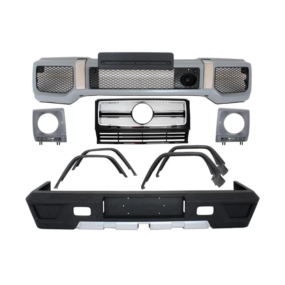 Complete Conversion Retrofit Body Kit suitable for Mercedes G-Class W463 (1989-2018) G63 G65 Design
