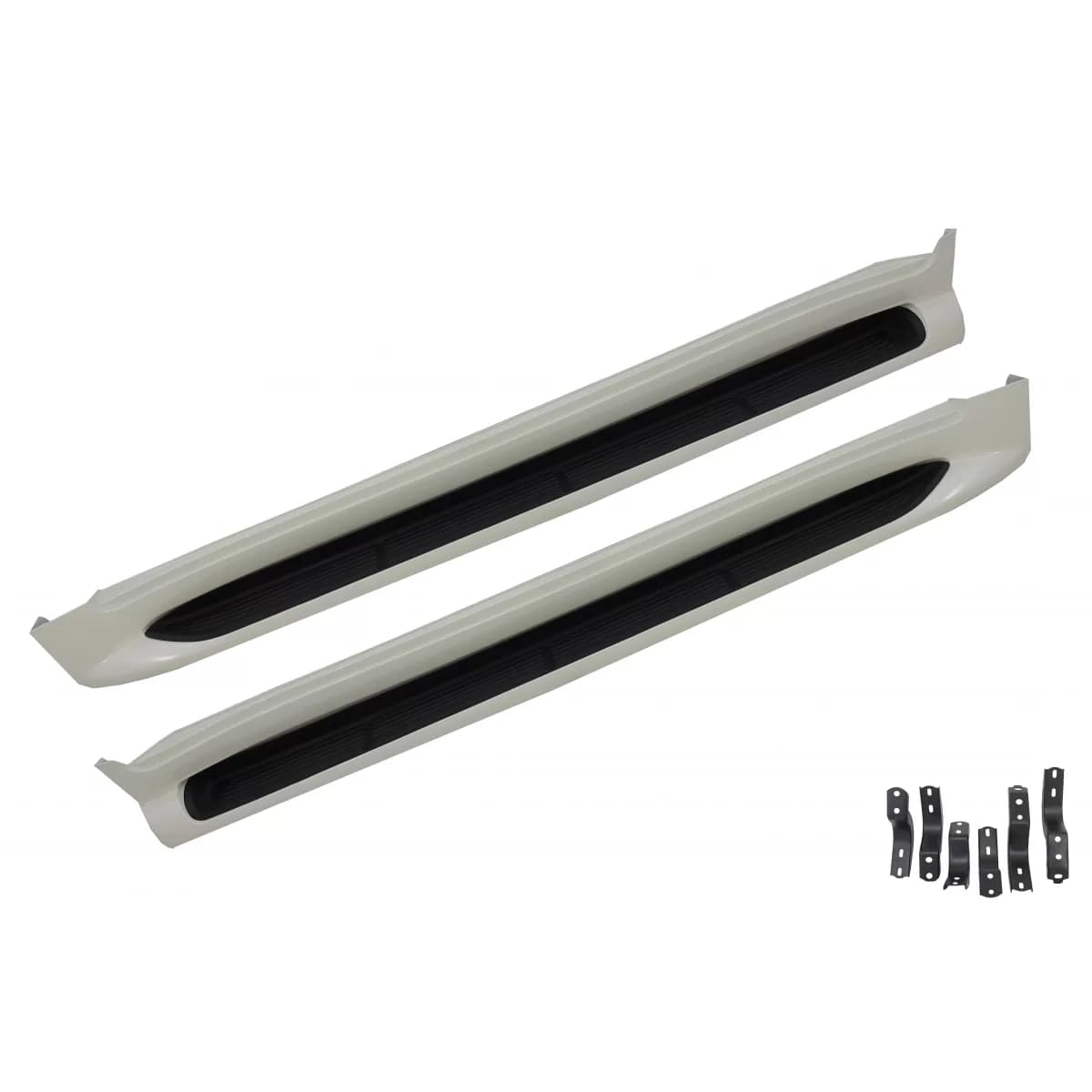 Running Boards Side Steps suitable for Toyota Land Cruiser FJ200 Facelift (2015-up) OEM Design