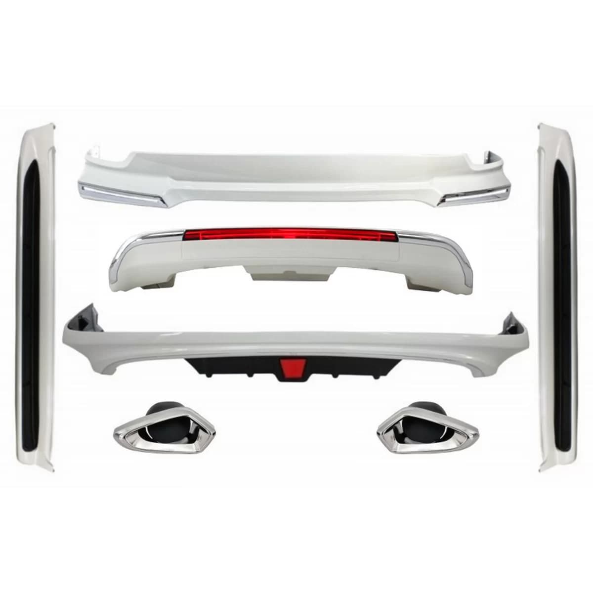 Complete Body Kit suitable for Toyota Land Cruiser V8 FJ200 (2015-up) with Running Boards