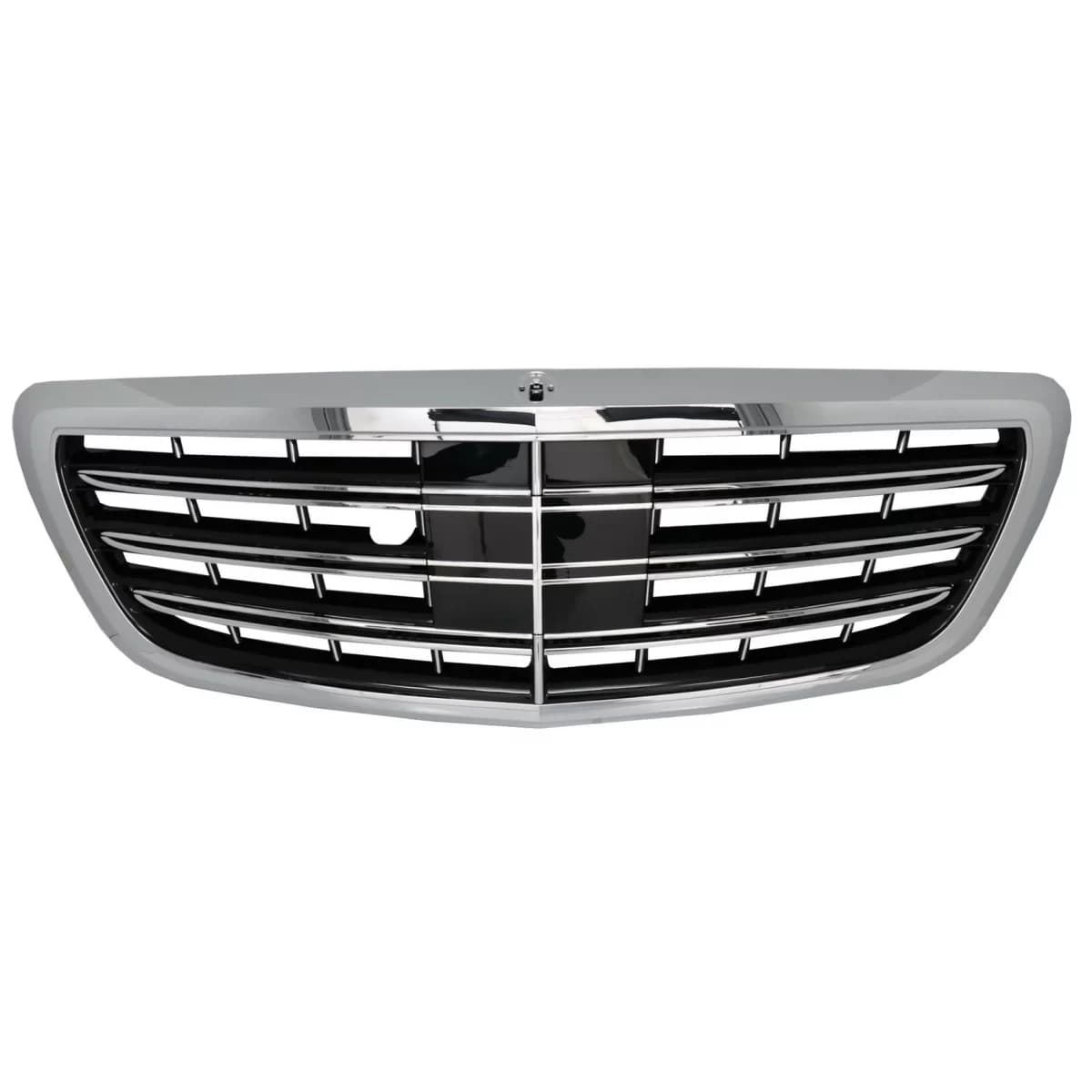 Front Grille suitable for Mercedes S-Class W222 (2014-08.2020) S63 S65 Design Chrome