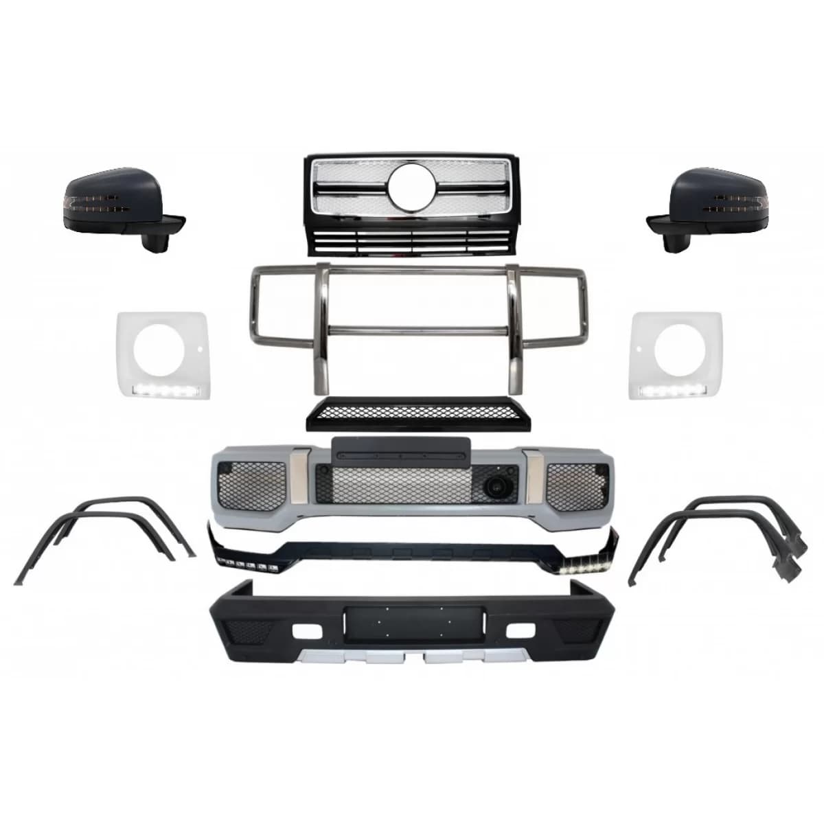 Complete Conversion Retrofit Body Kit suitable for Mercedes G-Class W463 (1989-2018) G65 Design