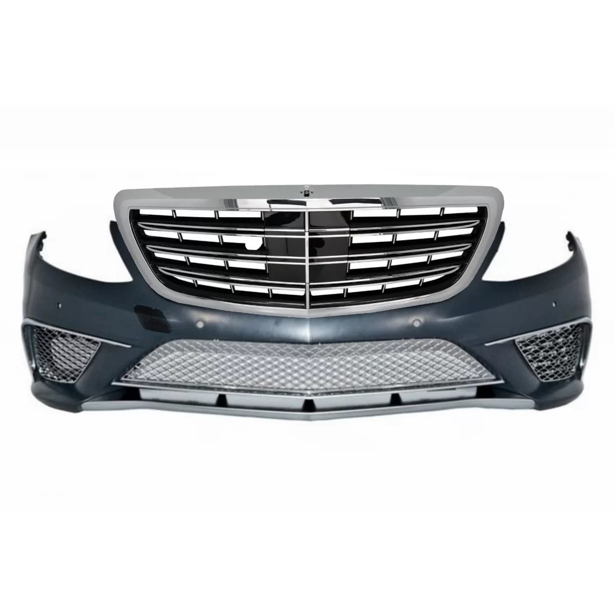 Front Bumper with Grille suitable for Mercedes S-Class W222 (2013-06.2017) S65 Design