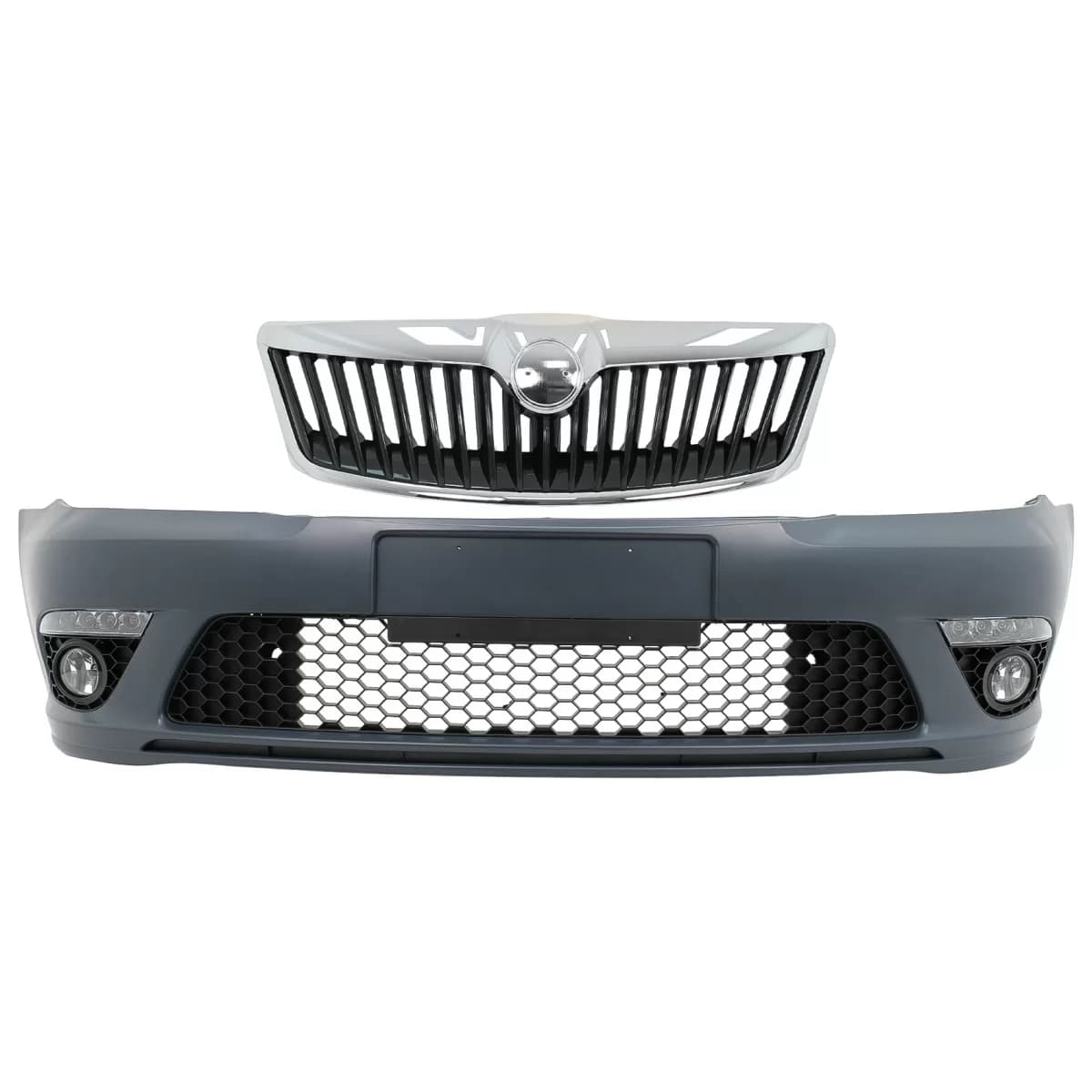 Front Bumper suitable for Skoda Octavia II Mk2 1Z Facelift (2009-2013) RS Design
