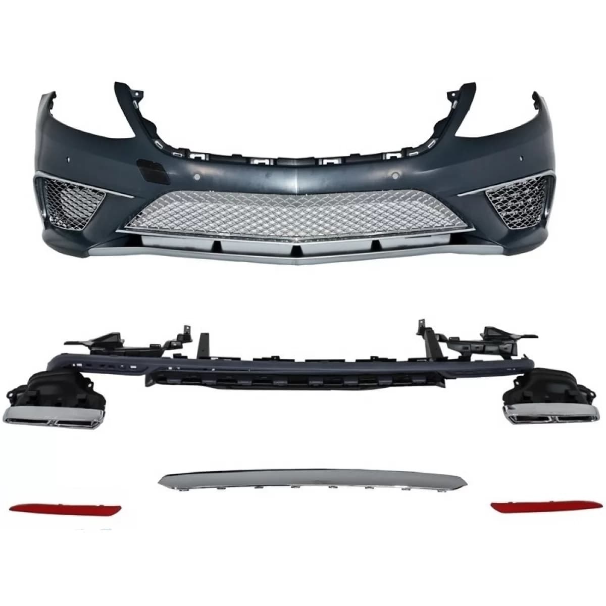 Body Kit suitable for Mercedes S-Class W222 Sport Line Package (2013-06.2017) S65 Design