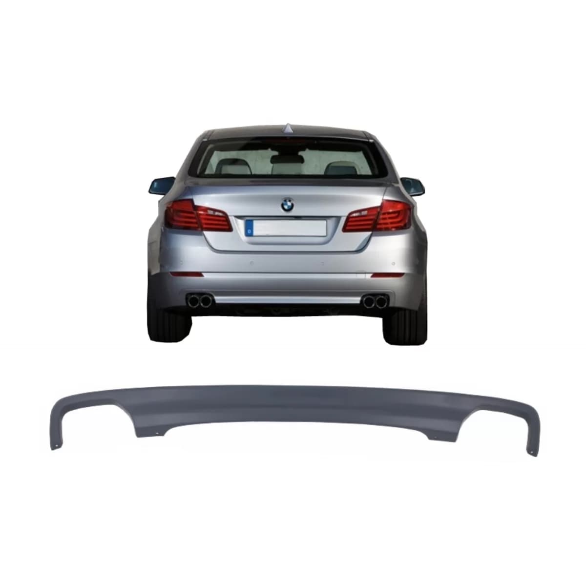 Double Outlet Air Diffuser suitable for BMW F10 F11 Sedan Touring 5 Series (2011-2017) 550i Design