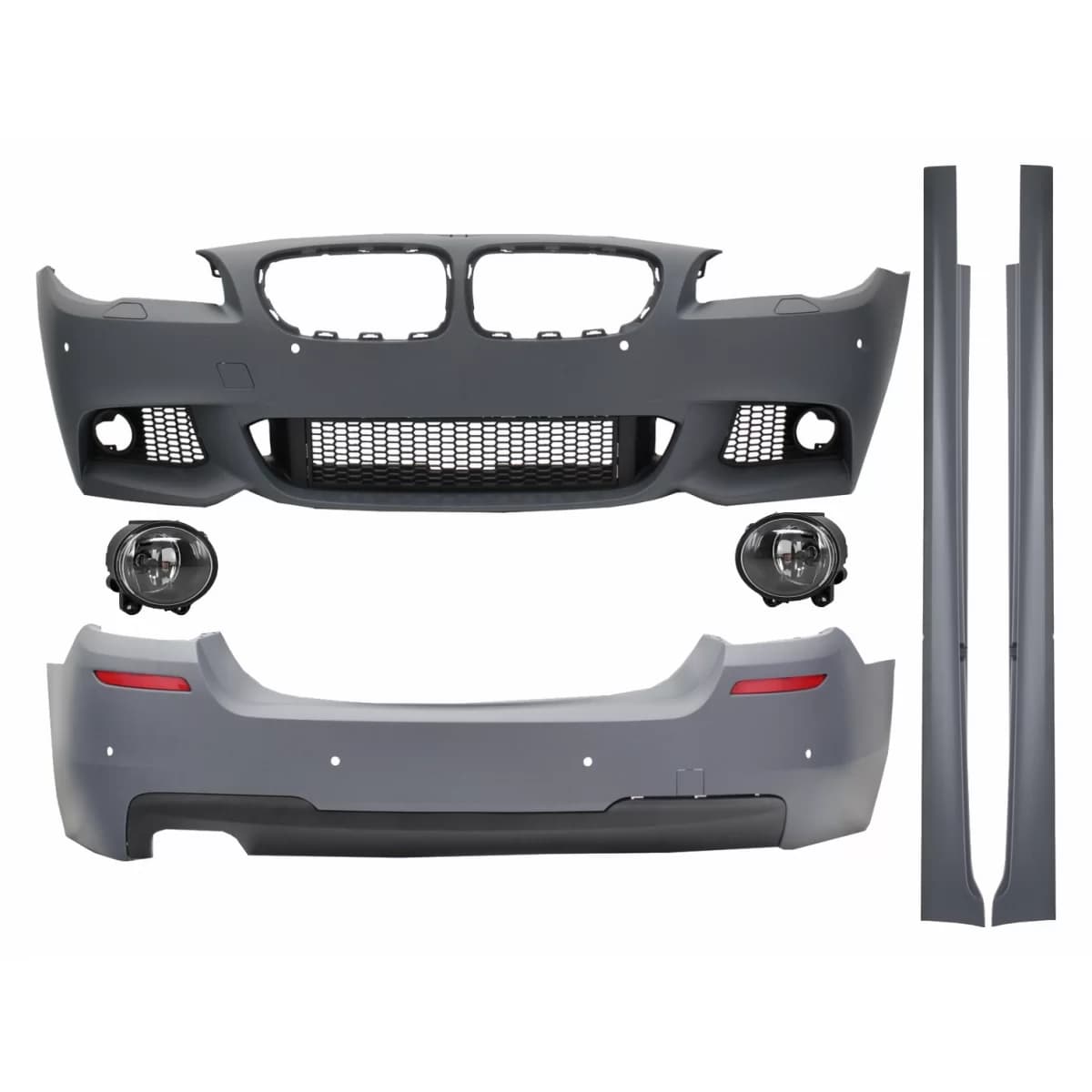 Body Kit suitable for BMW F10 5 Series (2011-2014) with Fog Light Projectors M-Technik Look
