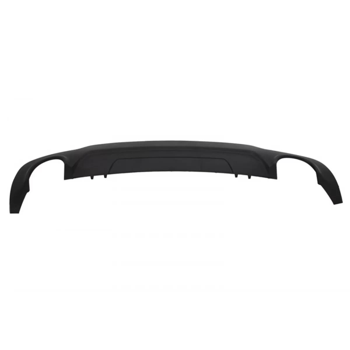 Rear Bumper Twin Single Outlet Diffuser suitable for MERCEDES C-Class W204 (2011-2014) C350 Style Sport Line