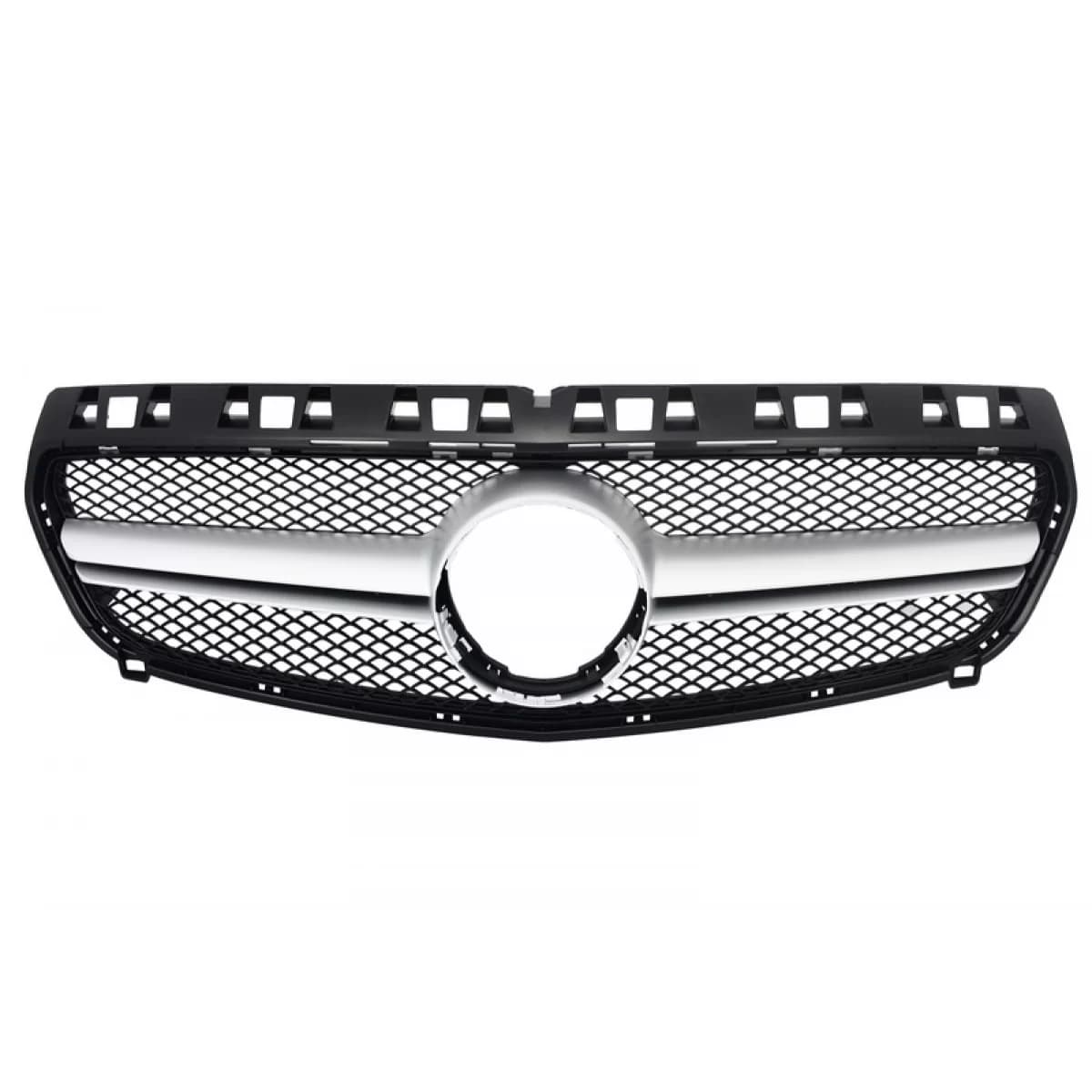 Central Grille suitable for Mrcedes A-Class W176 (2012-2015) A45 Design Silver