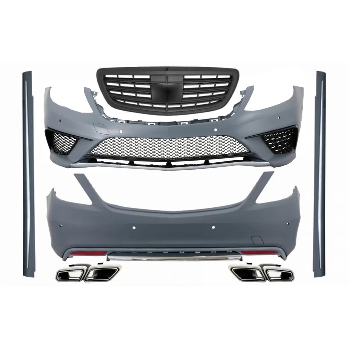 Complete Body Kit suitable for Mercedes S-Class W222 (2013-06.2017) S63 Design